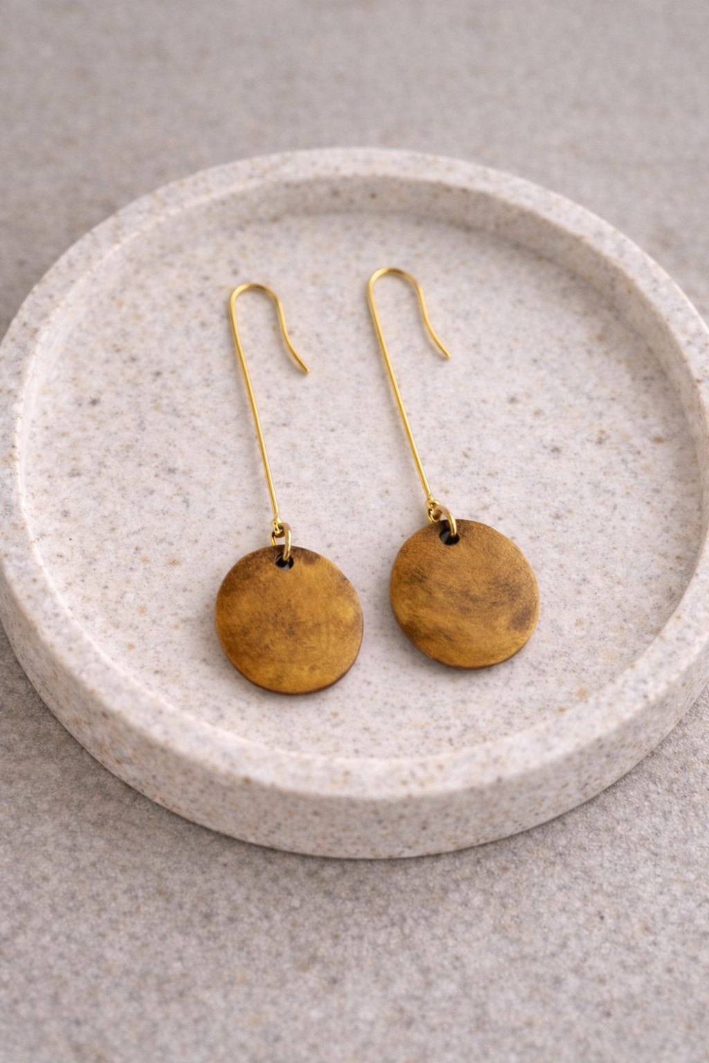 stuyvesant disc earrings