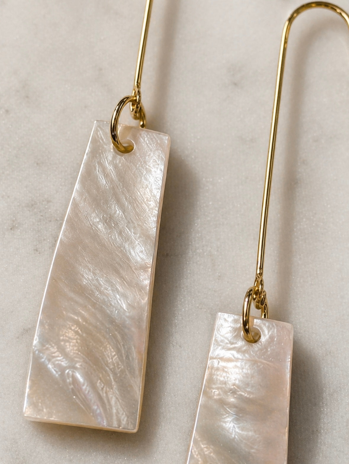 ivory column earrings
