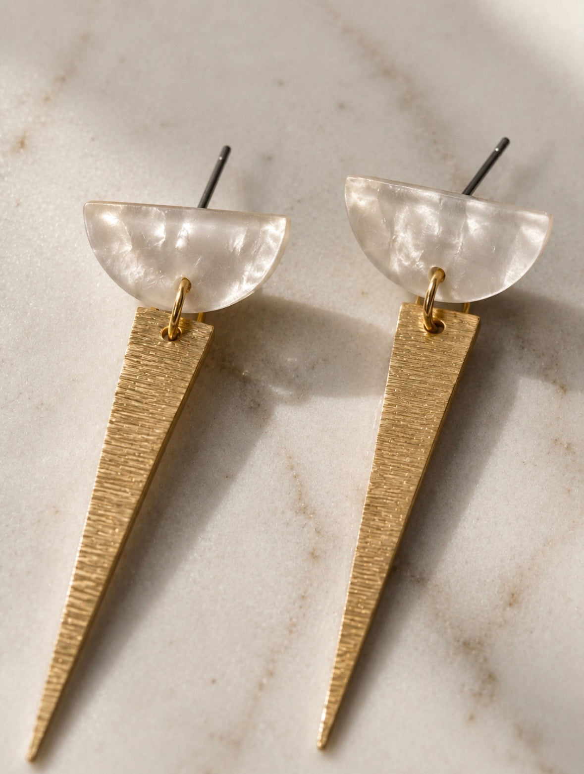 luna spike earrings
