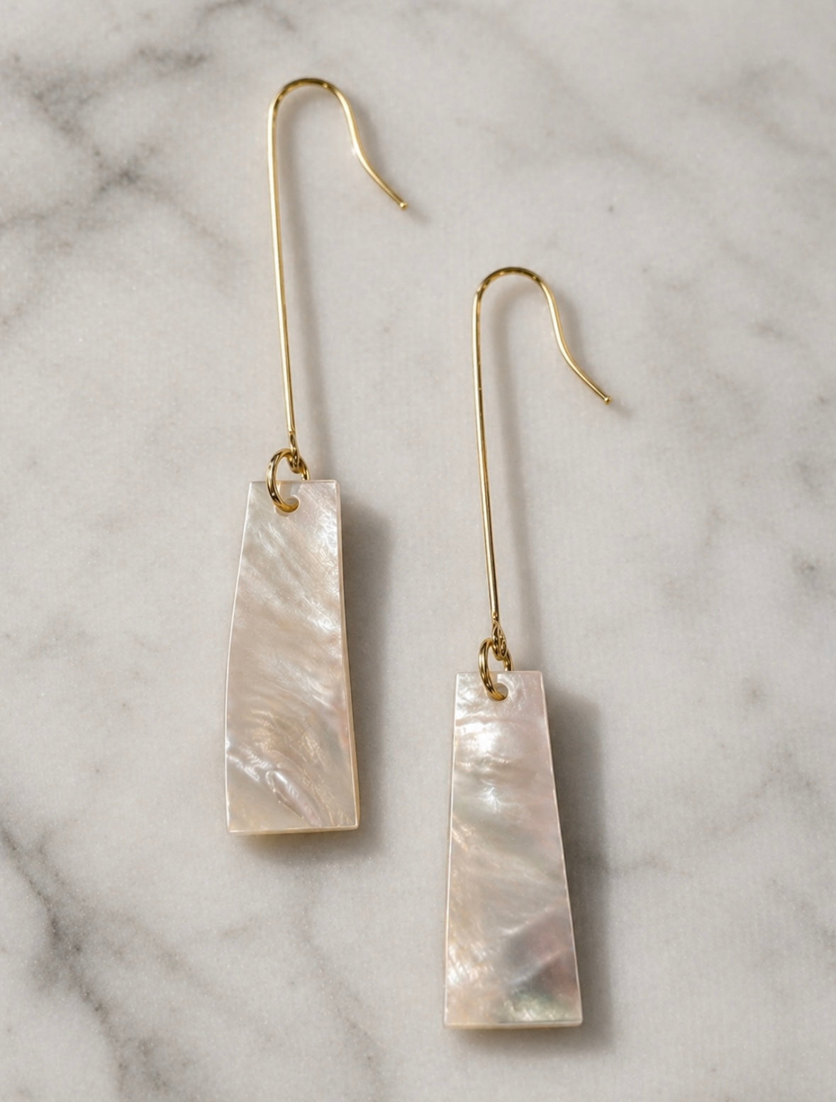 ivory column earrings
