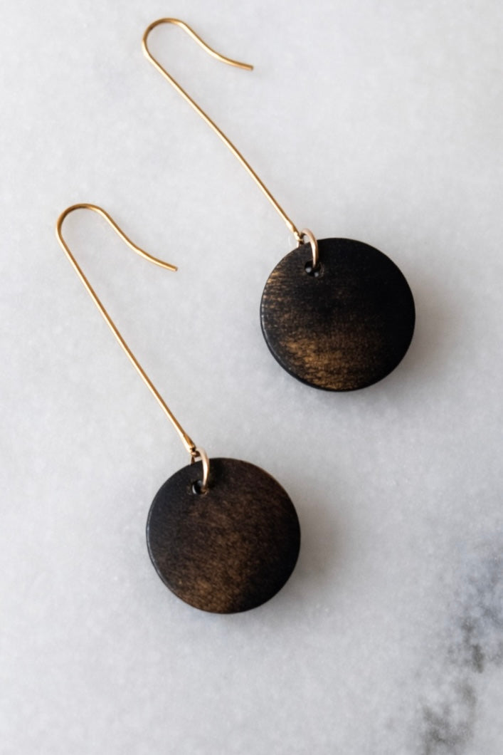 stuyvesant disc earrings