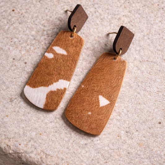 saddle one of one earrings