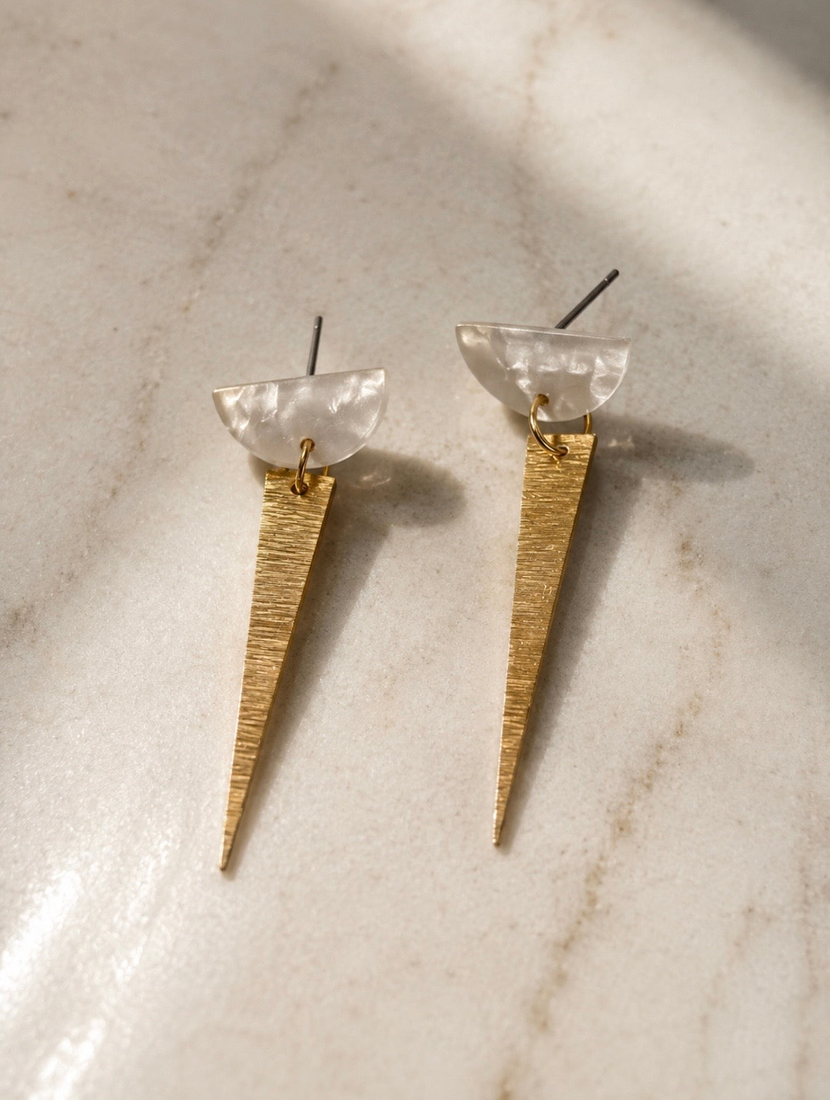 luna spike earrings