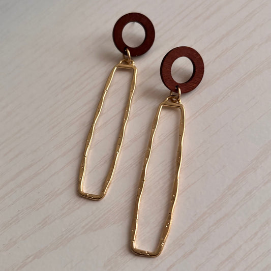 NEW! Golden Eclipse Earrings